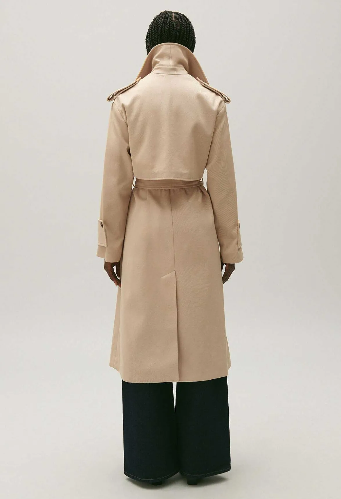 Trench Long Coton Beige^Claudie Pierlot Sale