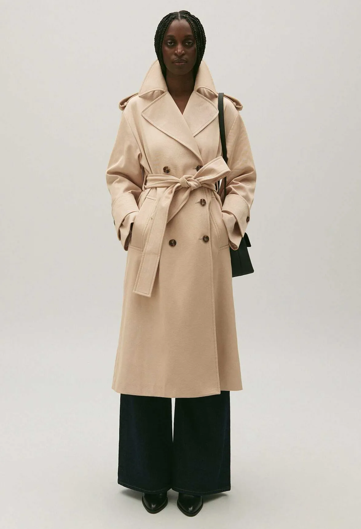 Trench Long Coton Beige^Claudie Pierlot Sale