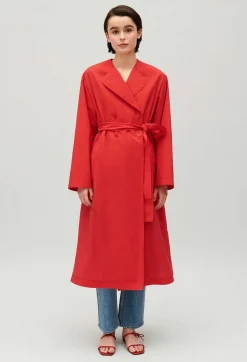 Trench Long Rouge^Claudie Pierlot Fashion