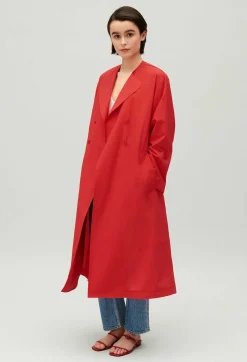 Trench Long Rouge^Claudie Pierlot Fashion