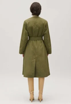 Trench Mi-Long Nylon Kaki^Claudie Pierlot Sale