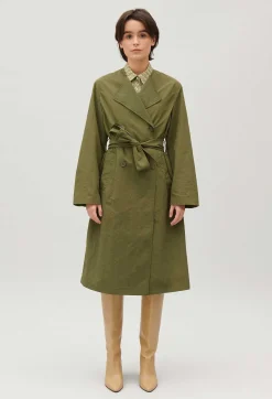 Trench Mi-Long Nylon Kaki^Claudie Pierlot Sale