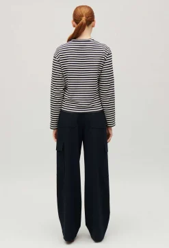 T-Shirt Mariniere Bleu Marine^Claudie Pierlot Outlet