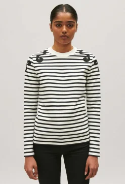 T-Shirt Mariniere Manches Longues^Claudie Pierlot Flash Sale