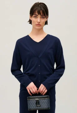 Vanity Toile Monogramme Marine^Claudie Pierlot Online