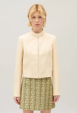 Veste Biker Beige Clair^Claudie Pierlot Flash Sale