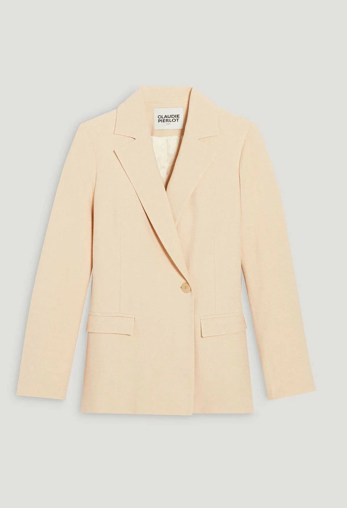 Veste Costume Texturee Beige^Claudie Pierlot Clearance