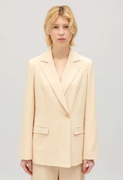 Veste Costume Texturee Beige^Claudie Pierlot Clearance