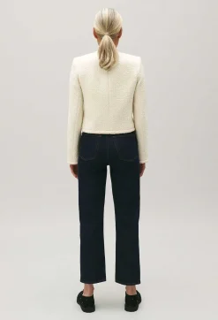 Veste Courte Tweed Ivoire^Claudie Pierlot Shop