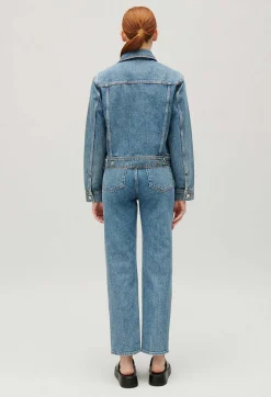 Veste Droite Jean Bleu^Claudie Pierlot Sale