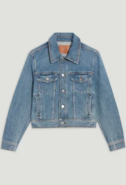 Veste Droite Jean Bleu^Claudie Pierlot Sale