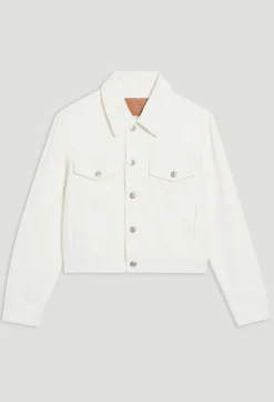 Veste Droite Jean Ecru^Claudie Pierlot Best