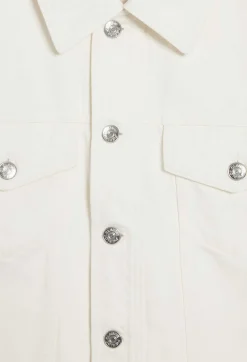 Veste Droite Jean Ecru^Claudie Pierlot Best