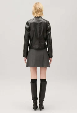 Veste Motard Cuir Noir^Claudie Pierlot Sale