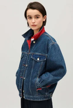 Veste Oversize Denim Reversible^Claudie Pierlot Clearance