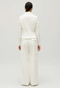 Veste Tailleur Cintree Blanche^Claudie Pierlot Online